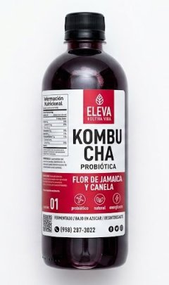 Kombucha Jamaica + Canela 500 ml