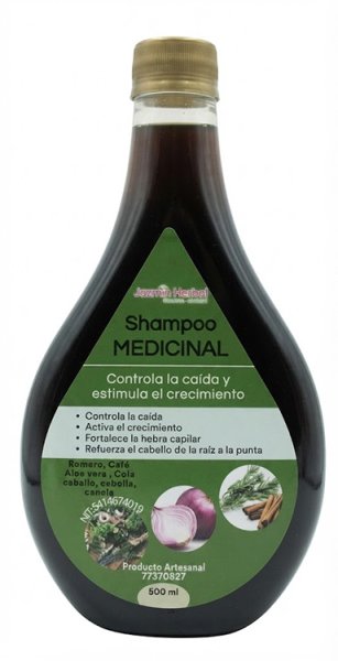 Shampoo Medicinal 500ml Jazmin Herbal